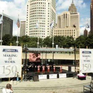 outdoor company event