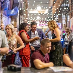 Group of people at an event