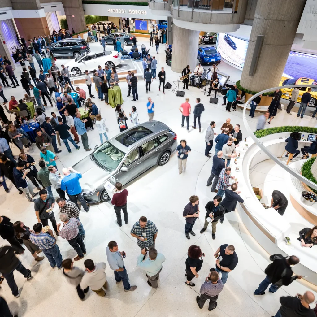 corporate event for autodesk in detroit
